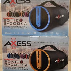 Axess Bluetooth Speaker Sonic Bazooka