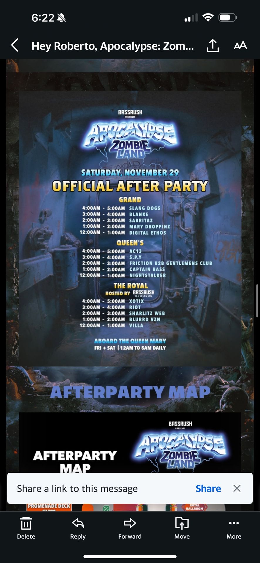 Apocalypse Festival After party Friday And Saturday For Sale 