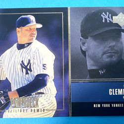 Roger Clemens 1999 Upper Deck PowerDeck “Auxiliary Power” NYY card