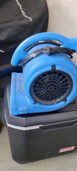 Carpet blower.