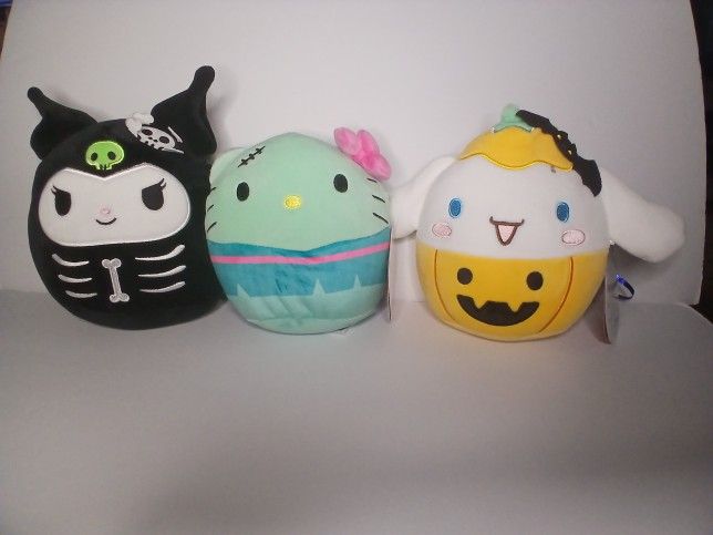 Hello Kitty Hollween with Kuromi and  Cinnamonroll