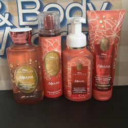 Disney Princess Moana Bath And Body Works Set