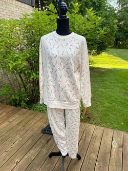 Colsie candy cane pajama set size xs