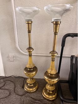 Vintage mid century lamps