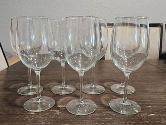 Set of 7 Stem Wine Glasses