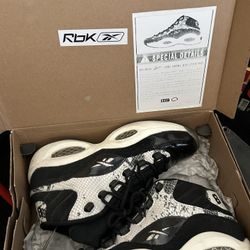 reebok question sz 8