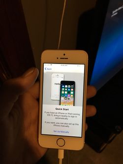 iPhone 5 SE rose gold 16gb