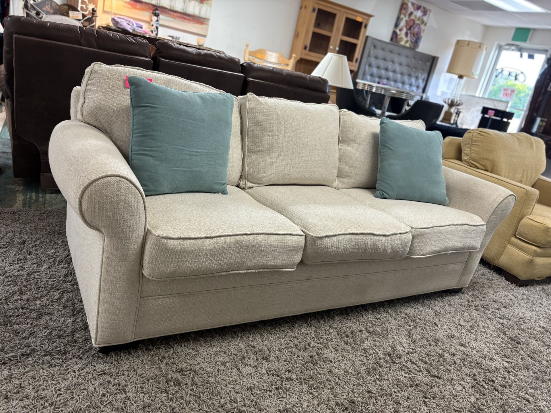 White Cindy Crawford Sofa $99.99