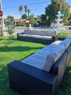 New outdoor patio sofas set