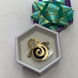 Bvlgari 10k Ring Sz7