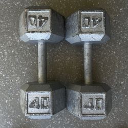 Set of 40 lbs Weights