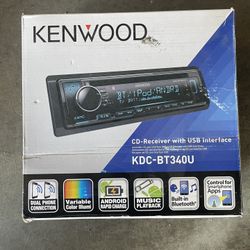 Kenwood KDC-BT34 CD/BT Audio Receiver