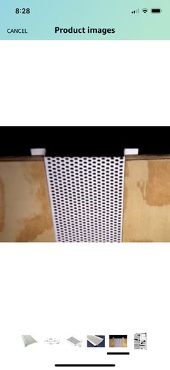 Ventilation Continuous Soffit - 3" Vented Area, 8' Length, 10 Pieces