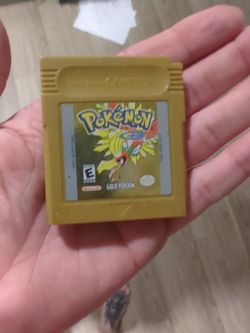 Pokémon Gold Version Game Boy Color Cartridge