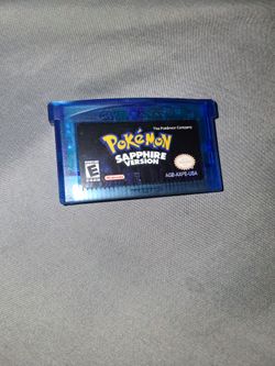 Pokemon Sapphire Version Game Boy Advance Cartridge