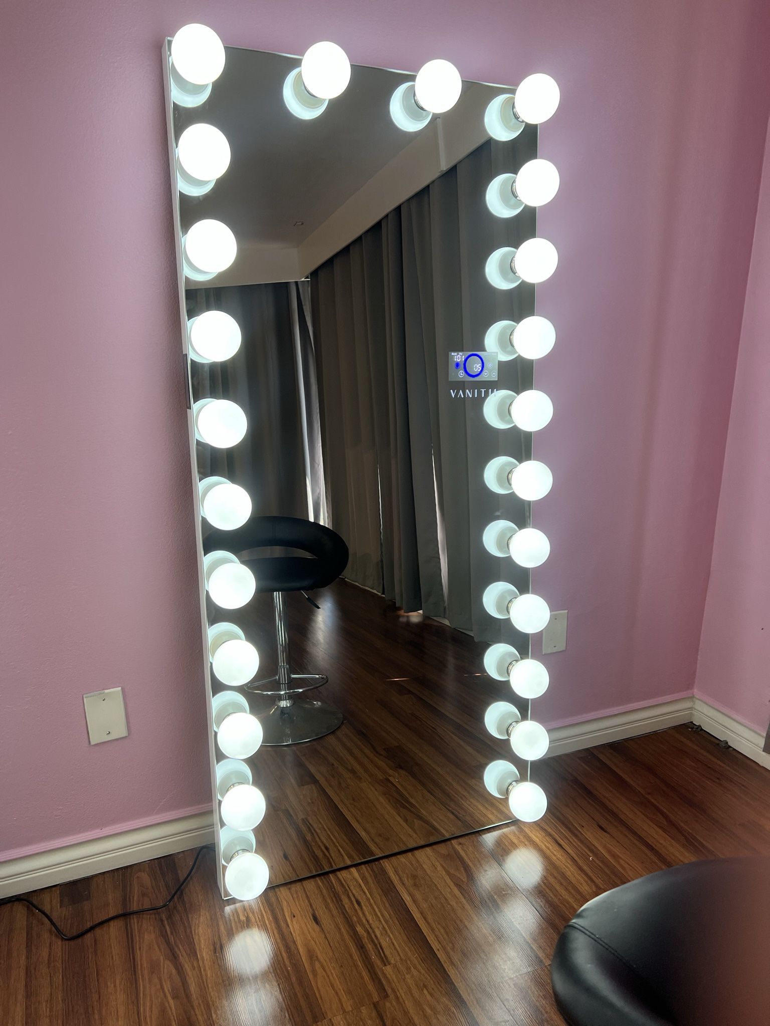 Full Body Vanity Mirror With Bluetooth 