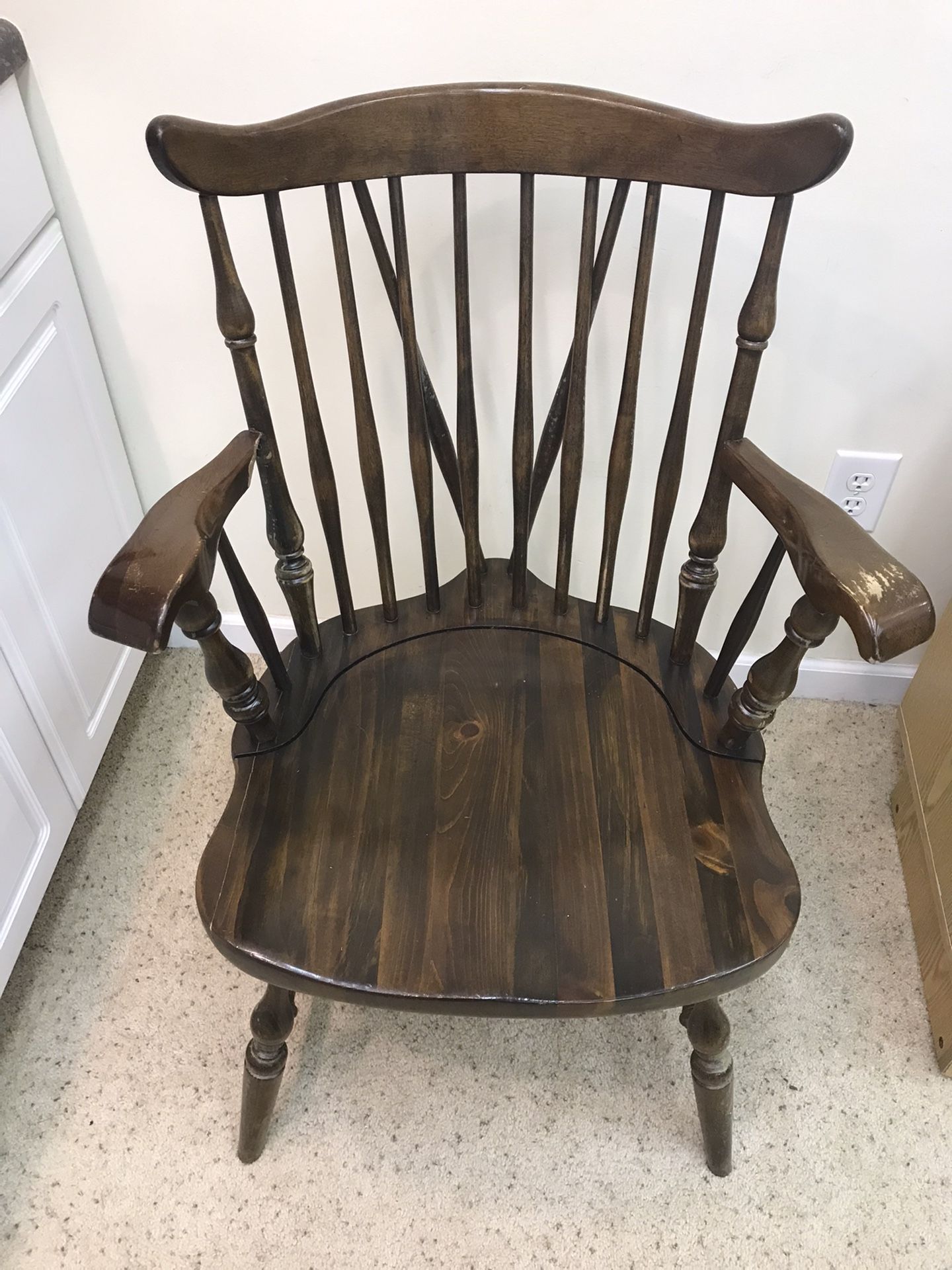 Vintage Bennington Vermont Winooski Collection Chair Circa 1950 