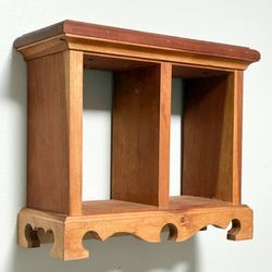 Wood Wall Mounted Or Table Top Temple Altar Display Shelf
