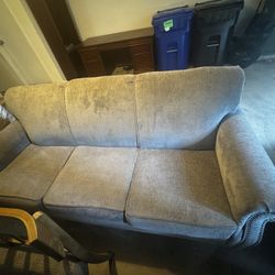 7’ 5” Grey Sofa