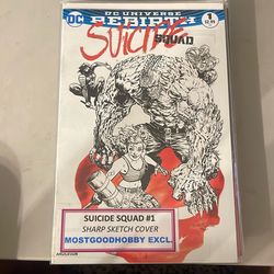 Suicide Squad #1 Sketch Cover 
