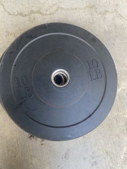 Rubber 10 Pound Plates