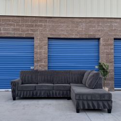 Ashley’s Dark Gray Sectional Couch 