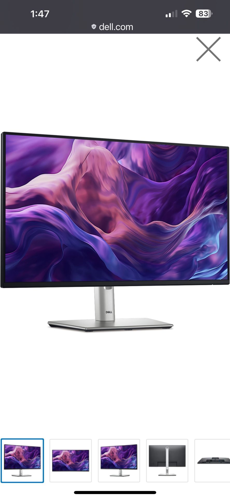 (2) NIB Dell 24 Inch Monitors $190