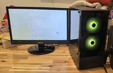 Gaming PC With Monitor
