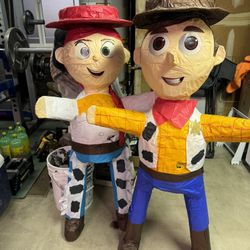 Woody And Jessie Piñatas. 