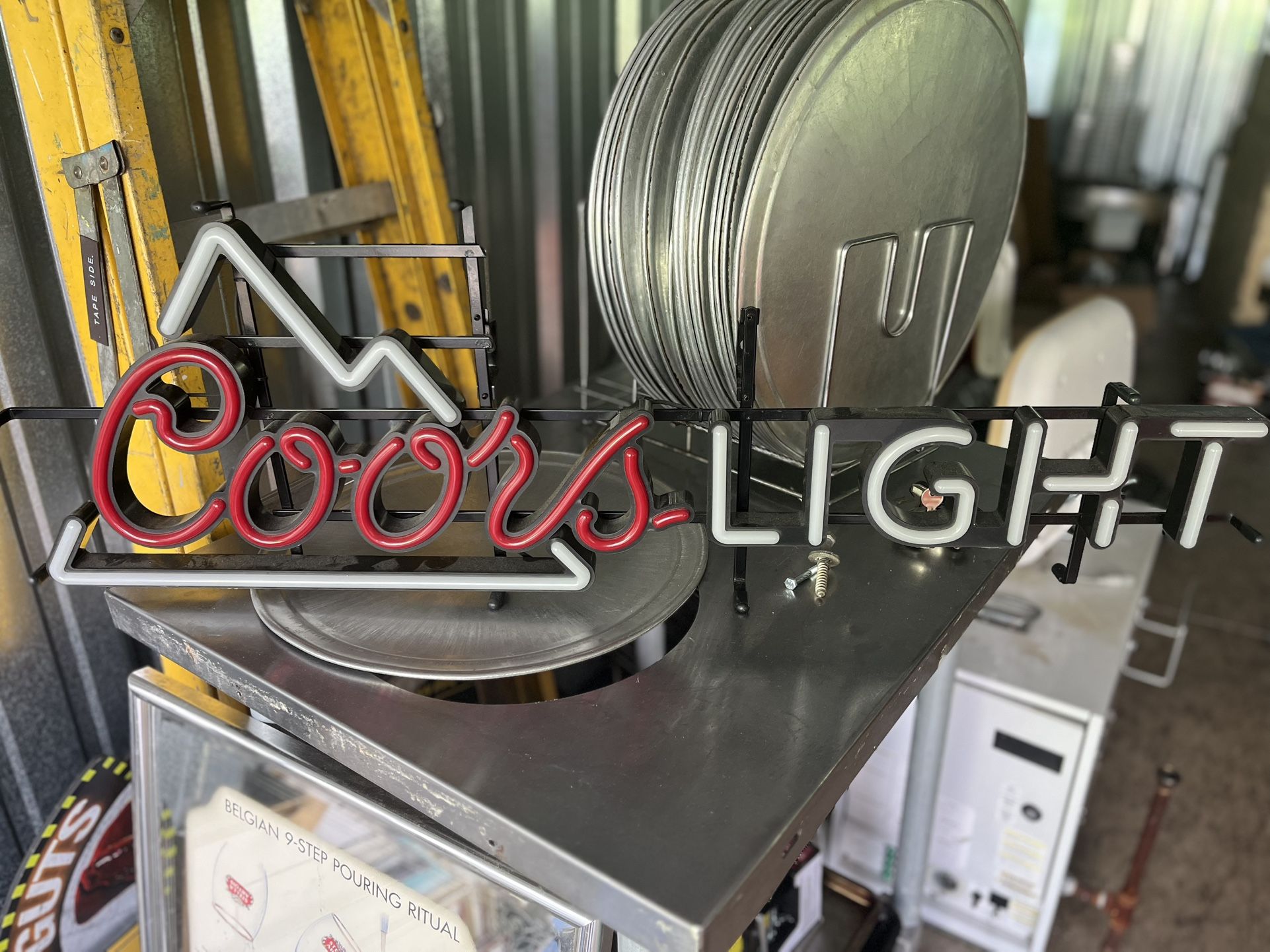 Coors Light Neon Sign For Your Man Cave Or Bar