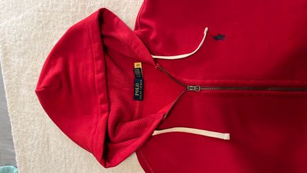 Polo Ralph Lauren Red Zip-Up Hoodie
