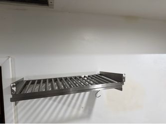 Metal shelves stainless steel