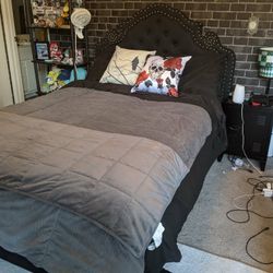 Black Platform Bed Frame size full