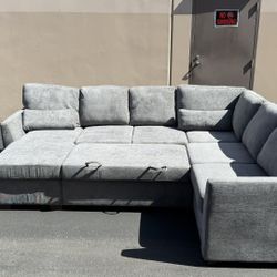Coddle Luke Sleeper Sectional w/ Reversible Chaise & Storage