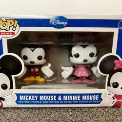 Disney Mickey & Minnie Funko Pop Figures Rare