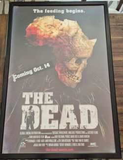 The Dead (2010) movie poster, release date stickered, make offer