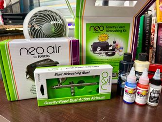 Neo Gravity-Feed Airbrushing Kit