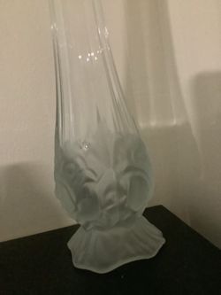 Swung vase 20 inches high