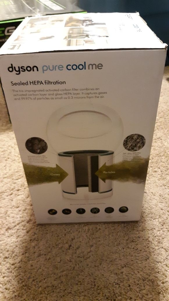 DYSON BP01 PURE COOL ME 290 SQ. FT. PERSONAL AIR PURIFIER AND FAN - WHITE/SILVER