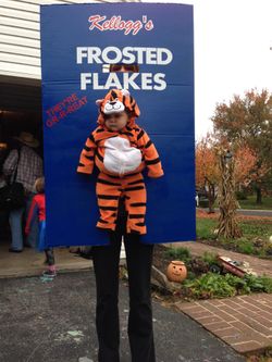 Tony the Tiger baby Halloween costume!