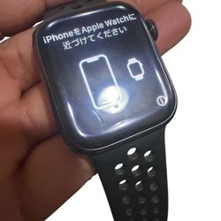 Apple Watch Series 7 41mm Cellular, Unlocked, Black  Stainless Steel