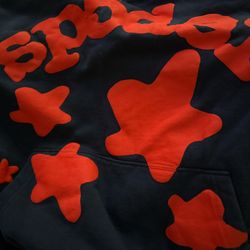 Navy Beluga Spider Hoodie