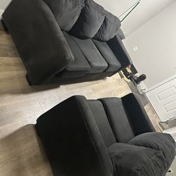 Two piece couch set