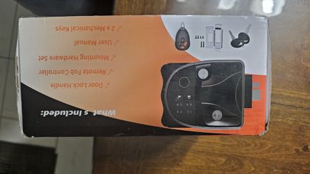 RV DOOR KEYLESS BIOMETRIC LOCK 