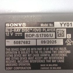 Sony DVD Blu-ray Player