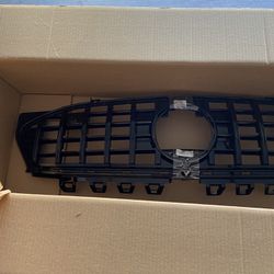GT R Front Grille Bumper Grill For Mercedes-Benz GLS-Class X166 GLS(contact info removed)-2018 (Black)