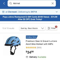 Bike Helmet - Brand New