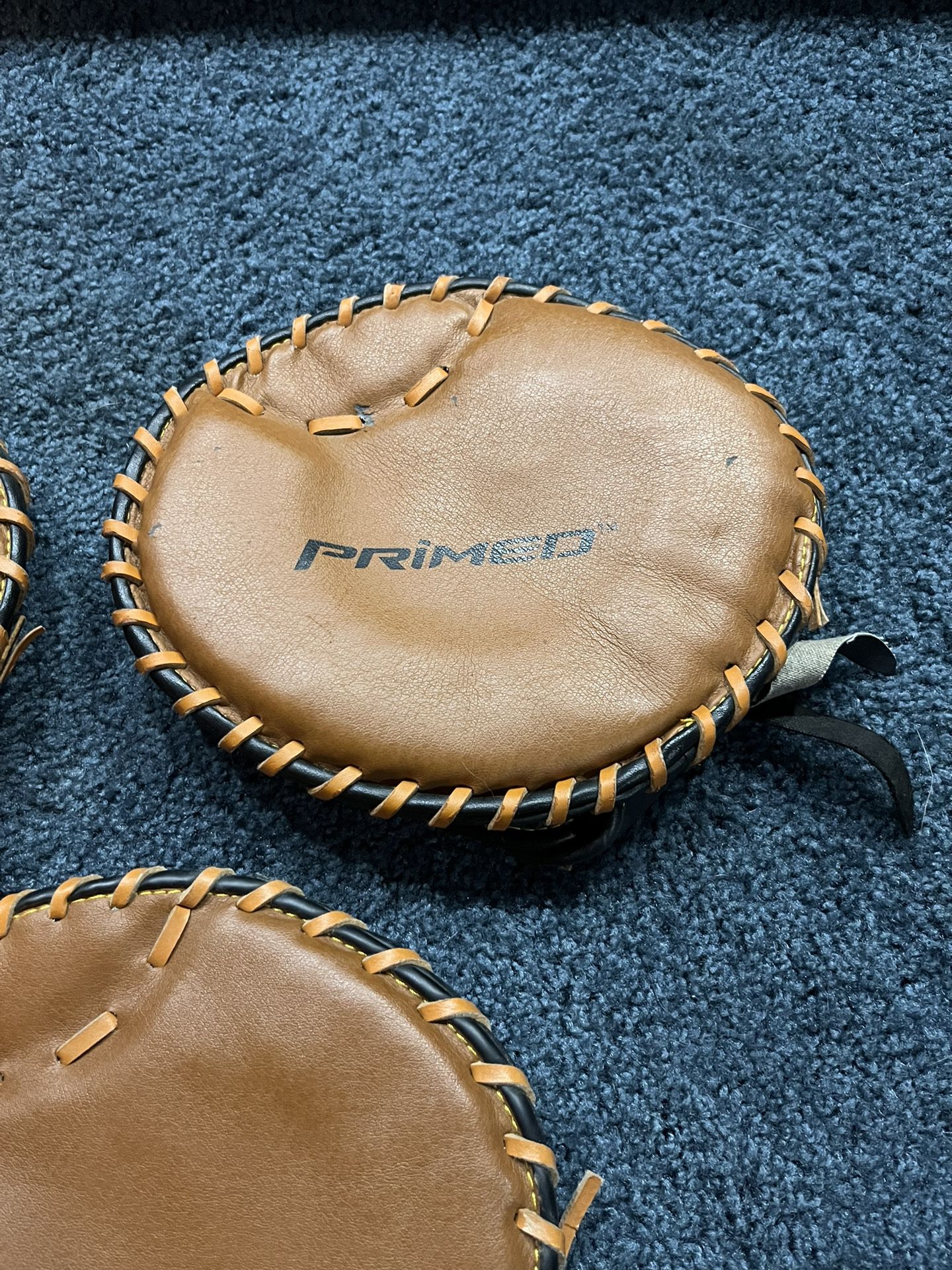 (3) PRIMED Infield Training Gloves lot of 3 | Right Handed Throw