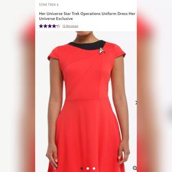Star Trek operations dress her universe plus size