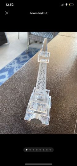 Glass Eiffel Tower